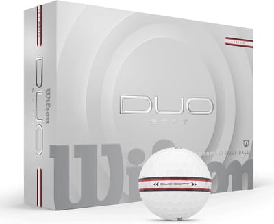 Zachte Golfballen Wit en Rood