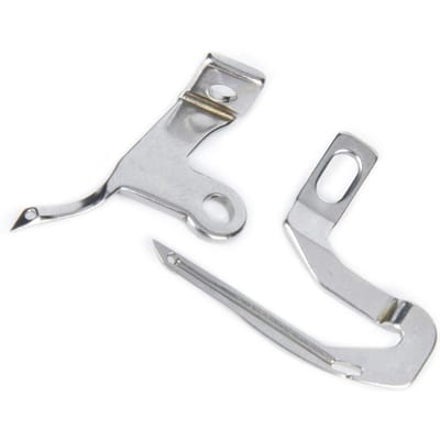 2 stuks multifunctionele huishoudelijke overlock-looper, legering-looper, naaimachine-accessoires, looper white