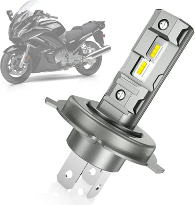 Krachtige H4 LED Koplampvervanger voor Motor en Auto - 6500K Wit Licht
