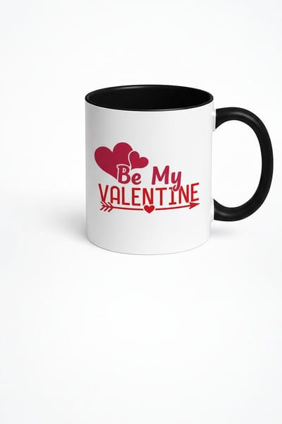 Valentijn Mok "Be My Valentine" met Harten Design | Romantisch Cadeau