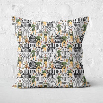 Elf Quotes Square Cushion - 40x40cm - Soft Touch