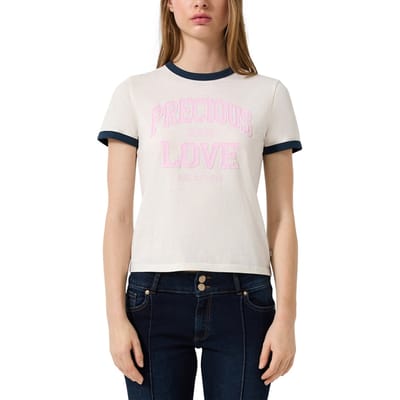 s.Oliver -qs T-shirts Offwhite Größe: XS | Hemden Outlet | Damen | Weiß