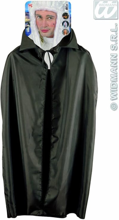 Zwart cape halloween