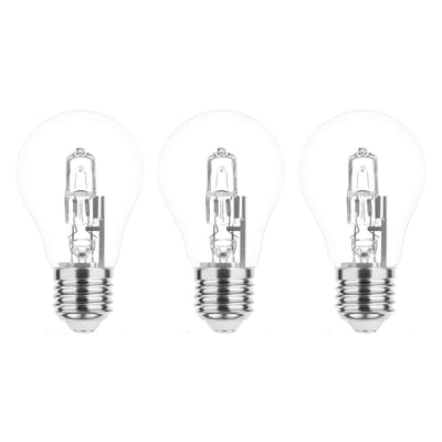 Modee E27 Halogeen Lamp Dimbaar 52W ECO - 815lm - 2700K - Warm Wit - ECO Halogeen Globe A55 - 3 stuks