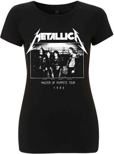 Metallica - MOP Photo Damage Inc Tour Dames T-shirt - S - Zwart