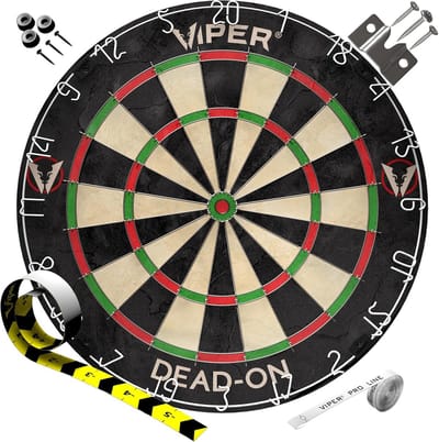 Professioneel Dartbord met Sisal en Stalen Punten voor Dartpijlen