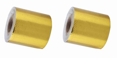 Dailygoods- Isolatietape 5m x 5cm - Aluminiumfolie - Warmte-isolatie - Geluidsabsorptie - Vlamvertraging - Sterke hechting - Warmteband