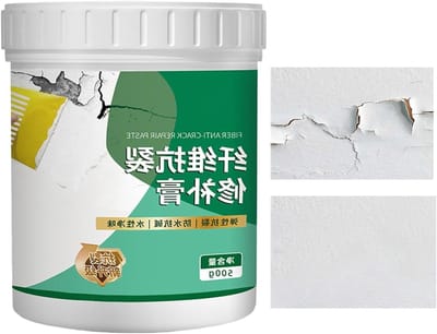 Muur Reparatiepasta - Gipsplaat Reparatiekit - Scheuren Vullen - Scheurvast Waterdicht - 500 g - Wit