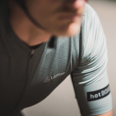Loeffler fietsshirt korte mouwen M Bike Jersey FZ Core Pine HotBond® - Groen