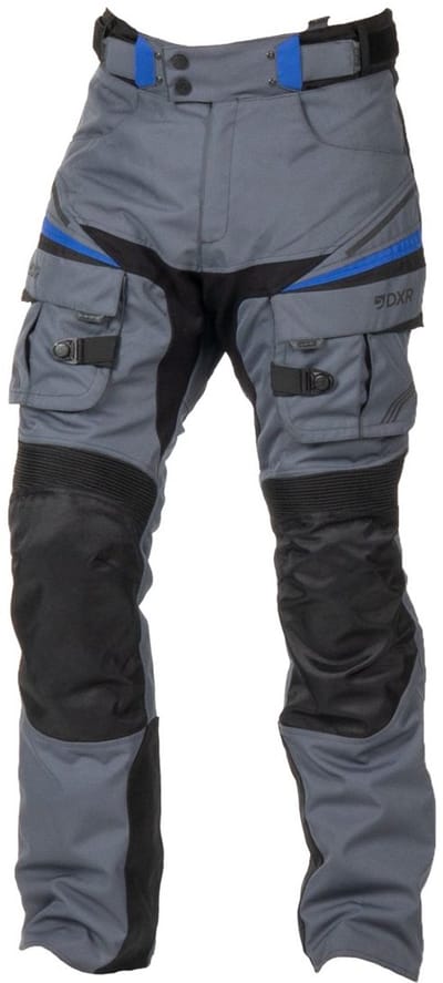 MOTOBLOUZ Motorbroek EMISFER PANT Mannen Grijs/Zwart/Blauw XXL CE-gekeurd
