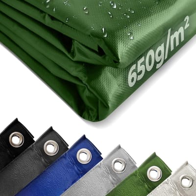 Dekzeil - Afdekzeil Zeildoek - Bescherming Buiten - Waterdicht UV-bestendig - 4 x 3 meter - Groen