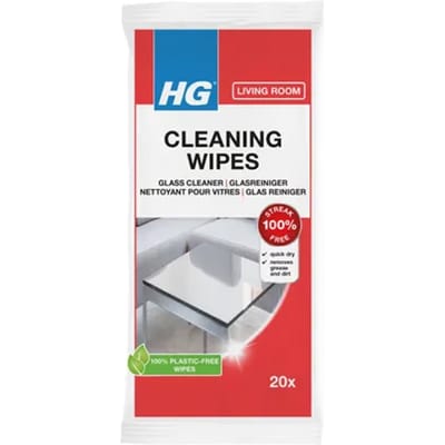 Hg Glasreiniger Wipes - 20 Doekjes