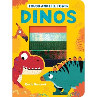 Dinos Touch-And-Feel Tower - Engelstalig
