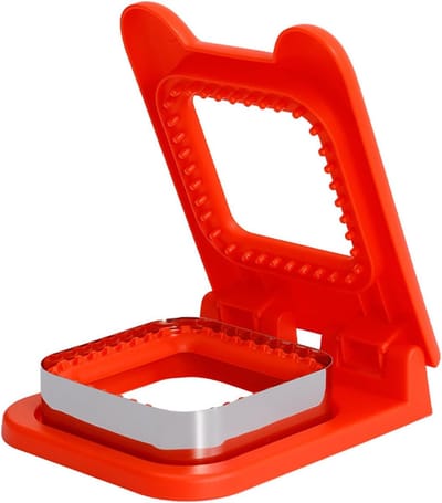 Cookie Cutter Set - Plastic Square Sandwich Bread Toast Cutting Sealer - Stainless Steel Cute Breakfast Sandwich Cutter voor Lunch Box - Cookie Cutters voor Burgers - Pies - Kids Lunch