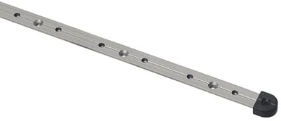 Plastimo Genua T-vormige Plaatrail 32 Mm Zilver 2.40 m