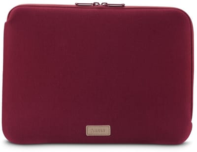 Hama Jersey laptopsleeve - 13,3inch geschikt tot 14,4 inch - Zachte voering - Bordeaux