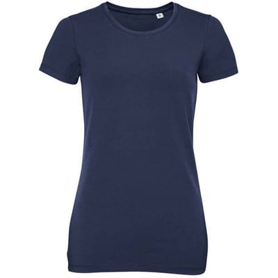 SOLS Dames/Dames Millenium Stretch T-shirt (Franse marine)
