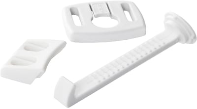 Jippie Draaihaakjes voor Kastjes en Lades – Babyveiligheid – 4 Stuks – Wit