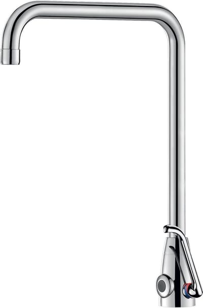 Delabie Tempomatic Mix Pro Wastafelmngkrn M3/8" 230/12V Draaib Uitloop