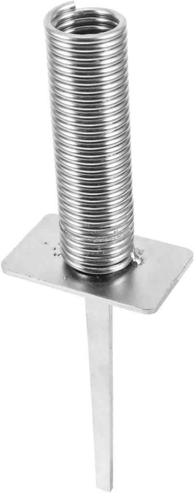 Voetbal Trainingspaal - Grondnagel Hoekvlag - Sportveld Markering - Afneembaar Ontwerp - 25.5 cm - Zilver