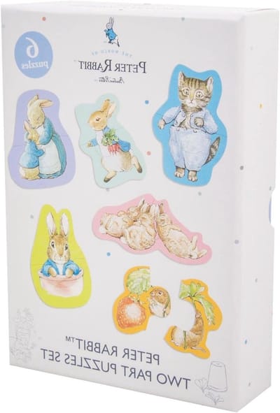Kinder Puzzel Set - Vroege Educatie - Fijne Motoriek - 6 Verschillende Puzzels - 12 Stukjes Per Puzzel - Vrolijke Kleuren