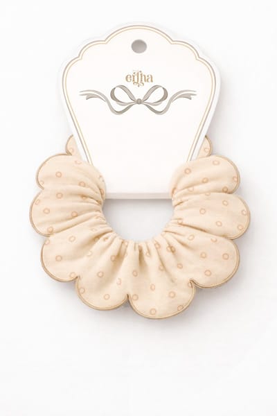 Mrs Ertha Scrunchies - Neutral Dots