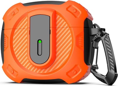 Ruimte Thema Harde Beschermhoes voor AirPods 3 met Reinigingsset - Militaire Stijl 2024
