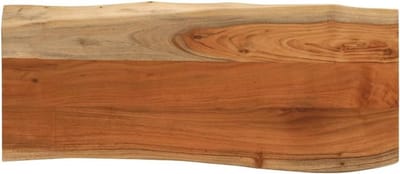 Houten Tafelblad Rechthoekig 100x40cm Massief Acacia Hout voor Tafelonderstel