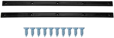 Dailygoods- Skateboard Rails Slijtvaste Flexibele Ribben - Edge Protector - Vloerbescherming - Eenvoudig te installeren - Vermindering van wrijving - Zwarte versie - Skateboard Bescherming