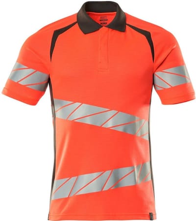 Mascot Accelerate Safe Poloshirt 19083-771 - hi-vis rood/donkerantraciet - 2XL