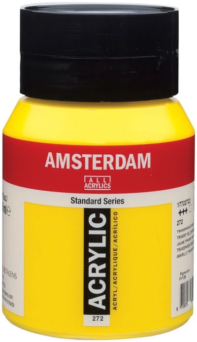 Amsterdam Standard Acrylverf 500ml 272 Transparantgeel Middel