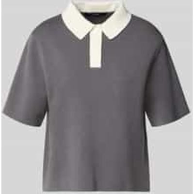 Gebreid shirt met polokraag model 'Tipolo'