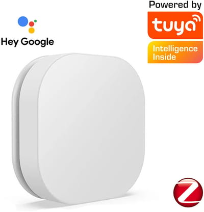 Moes scène switch IP55 | Zigbee | geschikt voor buiten | bedient alleen apparaat groepen, bijvoorbeeld lampen of stekkers | Werkt met Tuya Smart en SmartLife | Tuya Mini switch | 1 knop - 3 acties