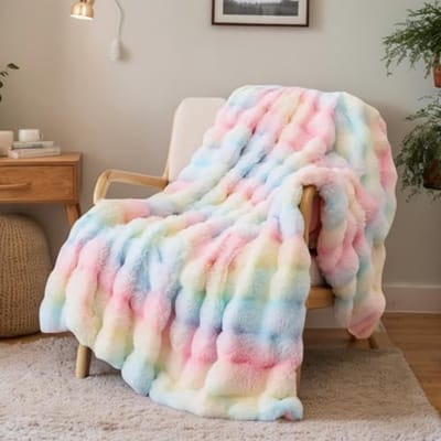 Warme pluche fleecedekens voor bank en slaapkamer - Dikke 1000 g/m²