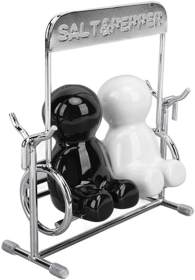Dailygoody - Keramische Specerijen Flessen Set - Swingende Figuren