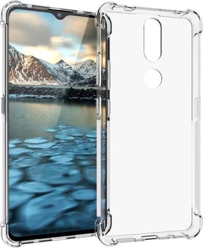 Shop4 - Geschikt voor Nokia 2.4 Hoesje - Zachte Back Case Drop Proof Transparant