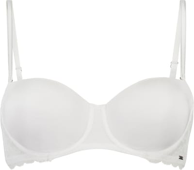 Hunkemöller Voorgevormde strapless beugel bh Angie Wit