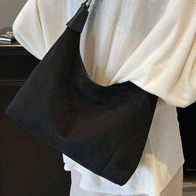 Sac pour femme grande capacité couleur unie polyvalent nouvelle mode chaîne sac bandoulière une épaule sac seau rétro mat femme white