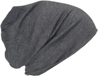 Slouchy Zomer Beanie Antraciet Katoen Dunne Hoed Maat OS