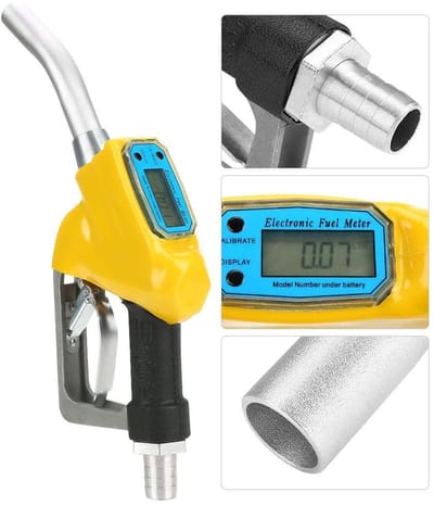 Allecto - Tap gun - Dieselpomp - Handmatig - Aluminium - Brandstofpistool - Voor diesel en benzine - 75 l/min - Voor professioneel gebruik