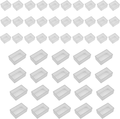 Dailygoods- Aquarelpannen 50 Stuks - Lege Waterverf - Palet - Kunststof - Lichtgewicht - Draagbaar - Geschikt voor Aquarel/Gouache/Acryl