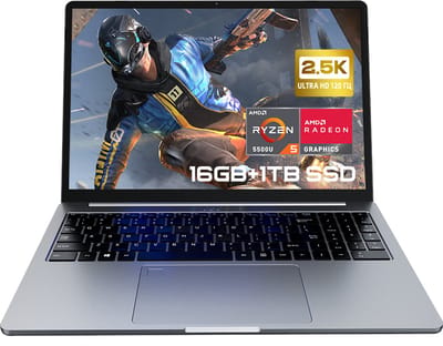 Ninkear A15Pro - 16 inch laptop -Ryzen 5 5500U - 16GB RAM - 1TB NVMe - QHD 120Hz - Windows 11 Pro - Windows laptops - Laptop