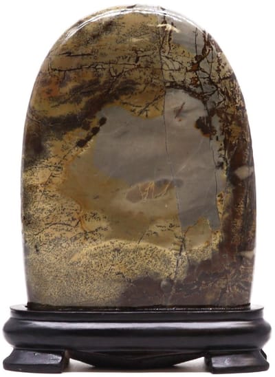 Ancient Wisdom - Kandelaar - Versteend hout multicolor one size - Kaarsenstandaard - Theelichthouder - Natuurlijke decoratie - Rustiek accessoire