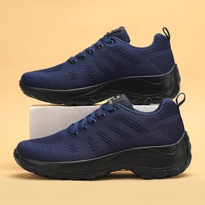 Dames Casual Schoenen Sneakers Ademend Atletisch Lichtgewicht Outdoor Hardlopen Sportschoenen voor Dames Wandelen Tennis Joggen Schoenen 37 black