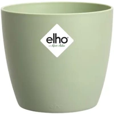 Elho Bloempot Brussels - Kunststof - Groen - 16x16x15cm