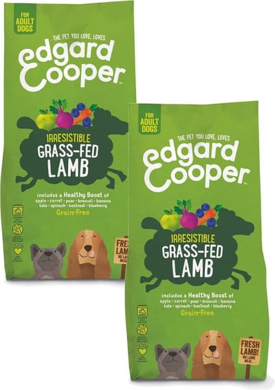 Edgard & Cooper Irresistible Grass-Fed Lamb Adult Lam&Appel&Wortel - Hondenvoer - 2 x 7 kg