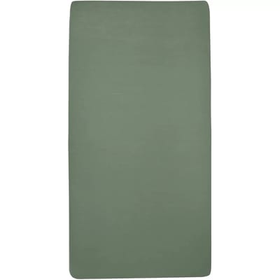 Meyco Baby Uni hoeslaken ledikant - forest green - 60x120cm