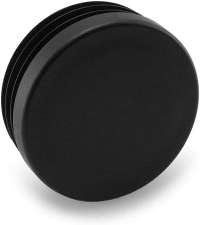Lamellenpluggen Zwart - Buispluggen Stopper - Meubels Beschermen - Gemaakt in Duitsland - 55-57 mm Buisdiameter - Zwart