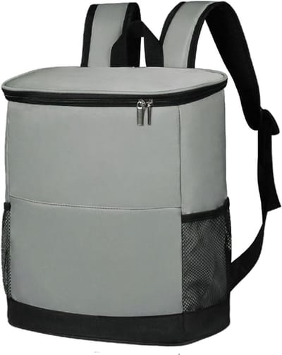 Geïsoleerde Rugzak - Koeltas Lunch - Outdoor Activiteiten - Waterdicht Lange Levensduur - 33 x 29 x 16 cm - Grijs