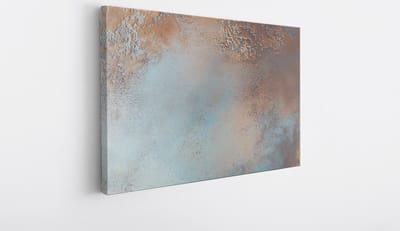 Saammp Canvas Schilderij - Roest kleur - Abstract - 30x20 - Foto op canvas - Wanddecoratie - Muurdecoratie Woonkamer - Slaapkamer decoratie - Canvas Print